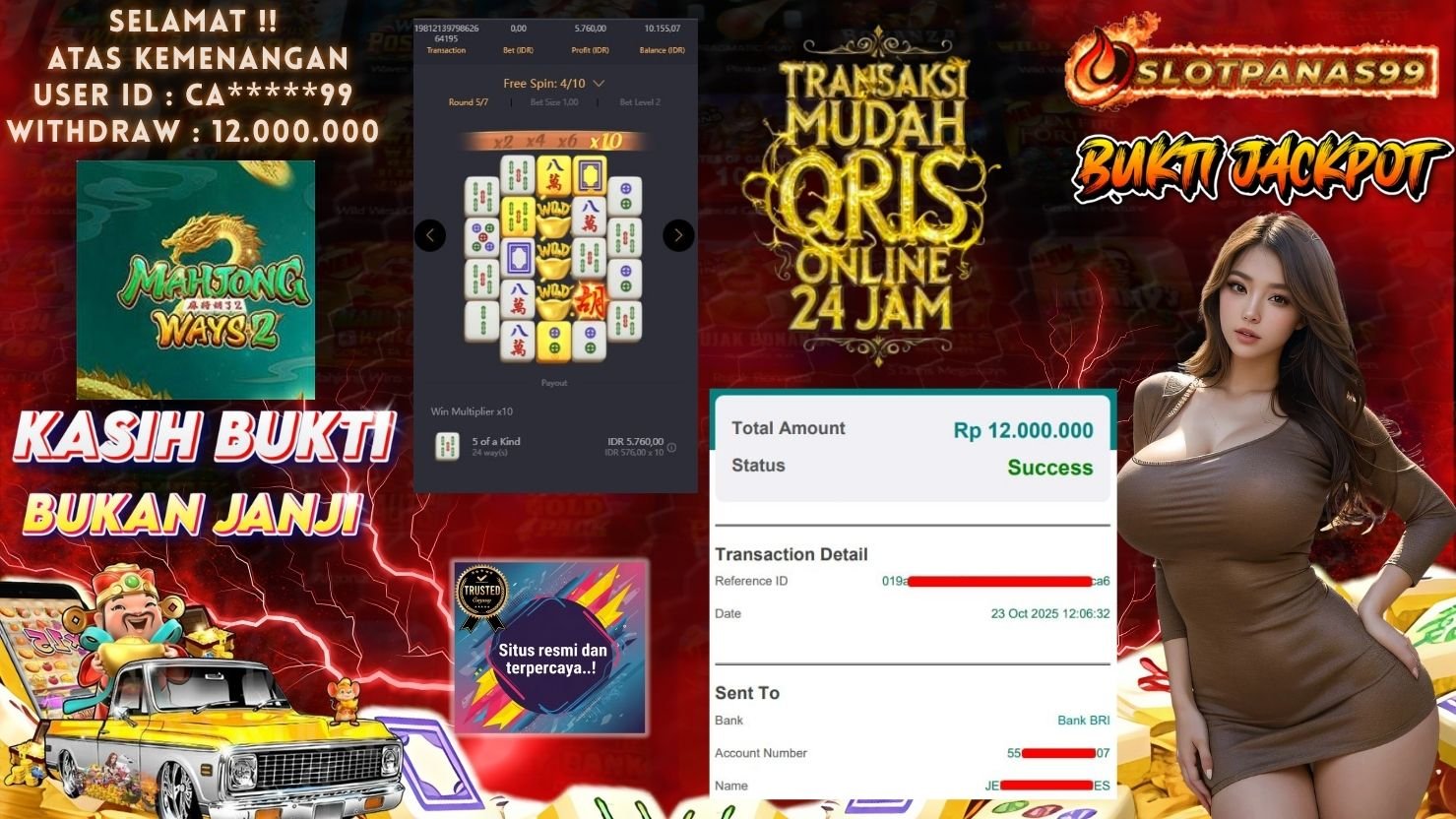 SLOTPANAS99 JACKPOT SLOT MAHJONG WAYS 2